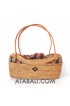 Ladies fashion handbags rattan straw ata grass balinese style